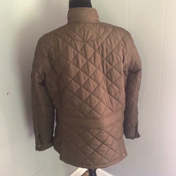 Lauren Ralph Lauren Quilted Olive Green Coat L - Picture 4 of 6